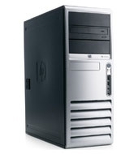 HP Compaq dc7600 P4 640 HT 2x256M/80G DVD-CDRW LAN WXP Pro Convertible Minitower PC