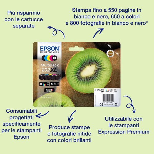 Epson 202XL – Cartuccia magenta originale (Kiwi)