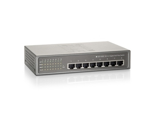 LevelOne 8-Port Gigabit PoE-Plus Switch, 61.6W