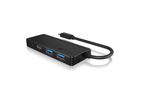 ICY BOX IB-HUB1423CR-C3 USB 3.2 Gen 1 (3.1 Gen 1) Type-C 5000 Мбит/с Черный