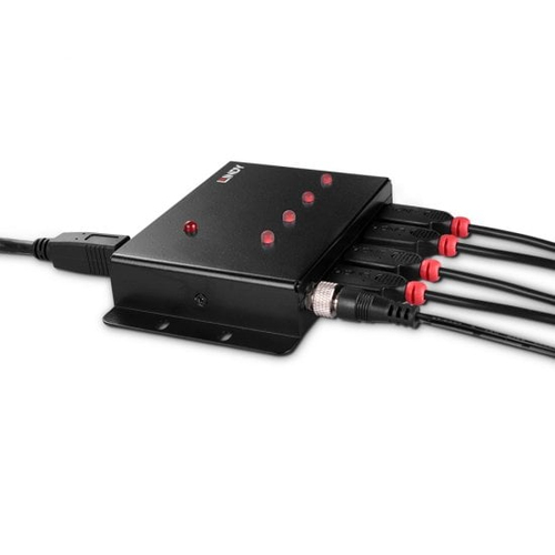 Lindy 443492 USB 3.2 Gen 1 hub 4 ports Black USB hubs splitters ad... - image 4