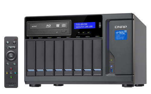 QNAP TVS-882BR-i5-16G 16TB 8x2TB Seagate IronWolf 8 Bay NAS Desktop – image 9