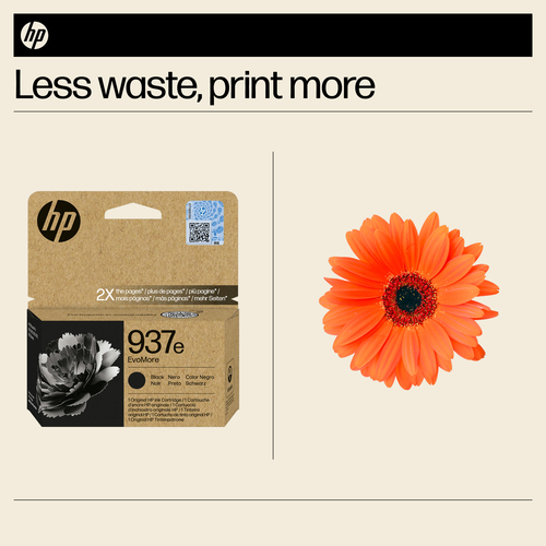 HP 937E EvoMore Original Ink Cartridge High Yield Black 4S6W9NE - image 6