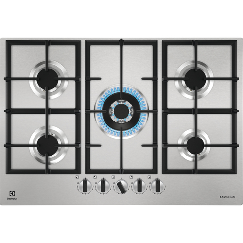 Electrolux KGU75361Z Нержавеющая сталь Встроенный 74 cm Газовый 5 зона(ы)