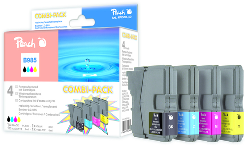 Peach 314713 ink cartridge 4 pc(s) Black, Cyan, Magenta, Yellow