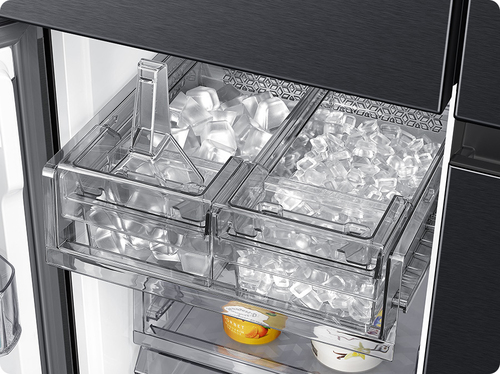 Samsung RF65DG9H0EB1EU French Style Family Hub AI Vision Inside Fridge Freezer With Ice & Water - Black Steel - image 4