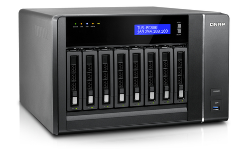 QNAP TVS-EC880 NAS Tower Intel® Xeon® E3 V3 Family E3-1245V3 – image 8