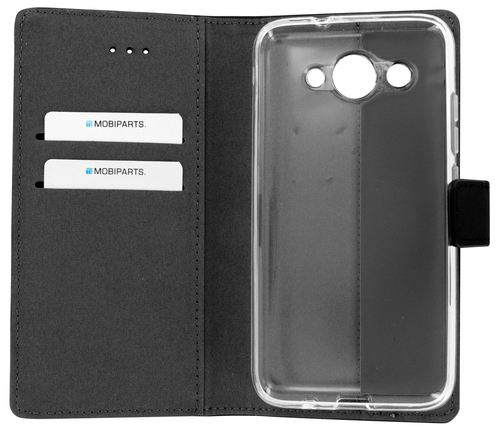 Mobiparts Premium Wallet TPU Case Huawei Y3 (2017) Black – image 4