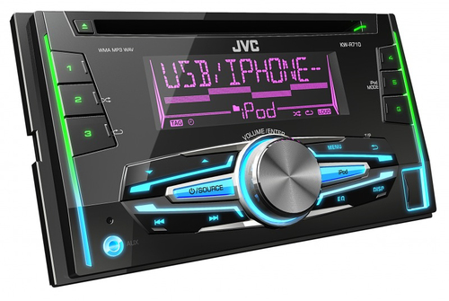 JVC KW-R710 car media receiver Black