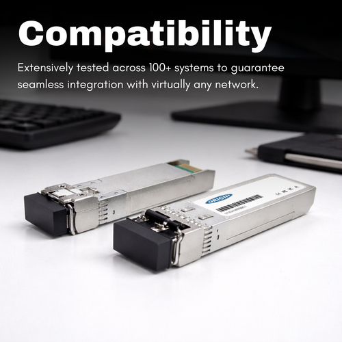Origin Storage AFBR-710SMZ Avago Broadcom Compatible Transceiver SFP+ 10GBase-SR (850nm MMF 400m LC DOM) – image 3