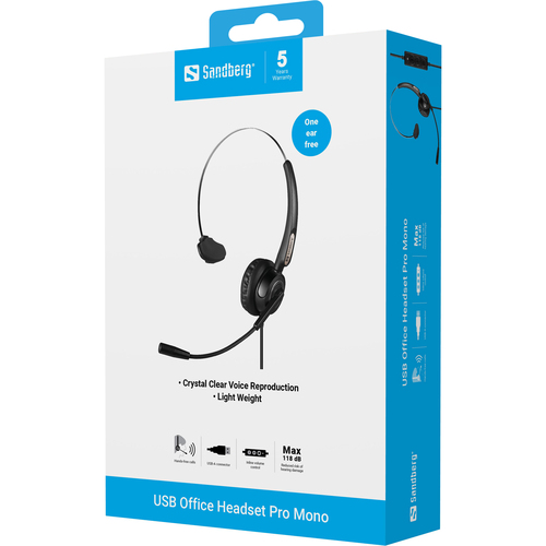 Sandberg USB Office Headset Pro Mono – image 5