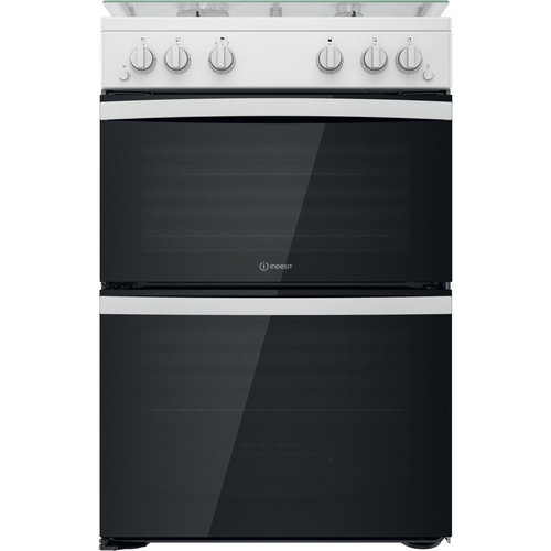 Indesit ID67G0MCW/UK cooker Freestanding cooker Gas White