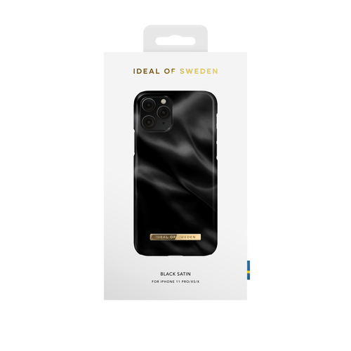 iDeal of Sweden Printed Case iPhone 11P/XS/X Black Satin