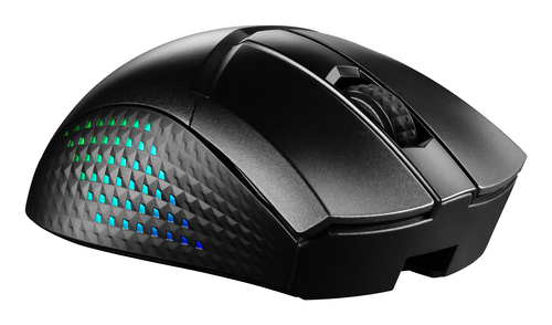 MSI CLUTCH GM51 LIGHTWEIGHT WIRELESS компьютерная мышь Игровой Для правой руки RF Wireless + Bluetooth + USB Type-C Оптический 26000 DPI