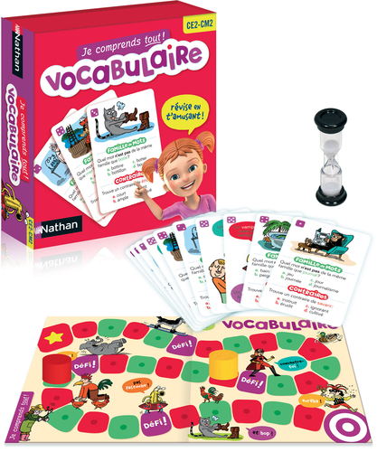 Nathan 31313 настольная игра Je comprends tout - Vocabulaire Board game Trivia