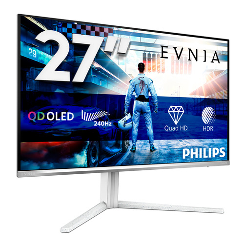 27M2N6501L/00/01 - Монитор 27" PHILIPS 27M2N6501L/00/01 QD-OLED 2560x1440 240Hz 0,03мс 400кд/м2 1,5 млн:1 2xHDMI 1xDP Белый
