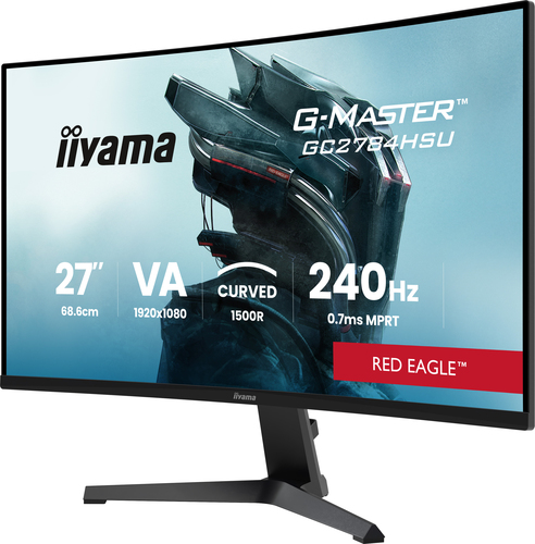 iiyama G-Master Red Eagle GC2784HSU-B1 27'' Curved gaming monitor, afbeelding 3