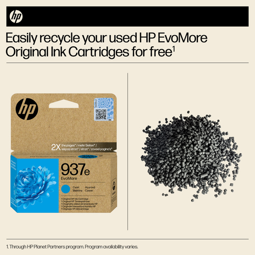 HP 937E EvoMore Original Ink Cartridge High Yield Cyan 4S6W6NE - image 7