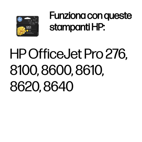 HP 951 – Cartuccia giallo originale