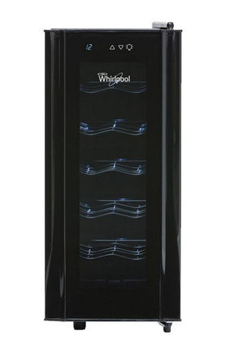 Whirlpool WW2001B wine cooler Freestanding Black 83 bottle(s)