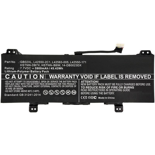 CoreParts MBXHP-BA0215 Batteri 5900mAh