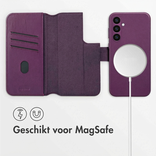 Accezz Leather Bookcase 2-in-1 met MagSafe Samsung Galaxy S24 Plus - Heath Purple, afbeelding 4