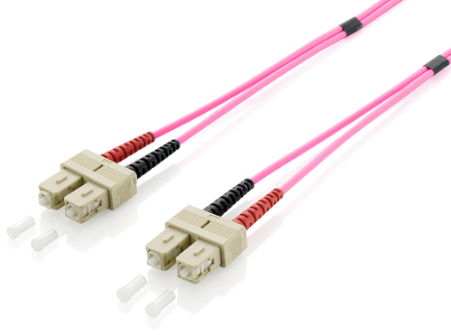 Equip Cable Fibra Optica OM4 Multimodo Halogenos SC/SC 50/125u