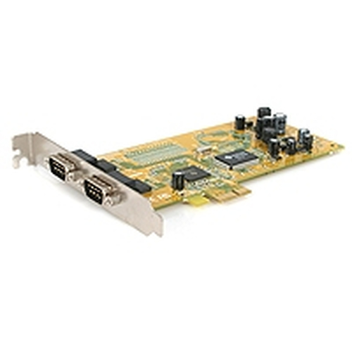 StarTech.com 2 Port 16650 PCI-E WHQL Approved Serial Card