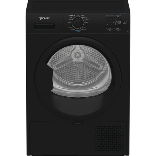 Indesit C Ysd 82D BB UK 8Kg Heat Pump Tumble Dryer - Black - A+ Rated, Black - image 1