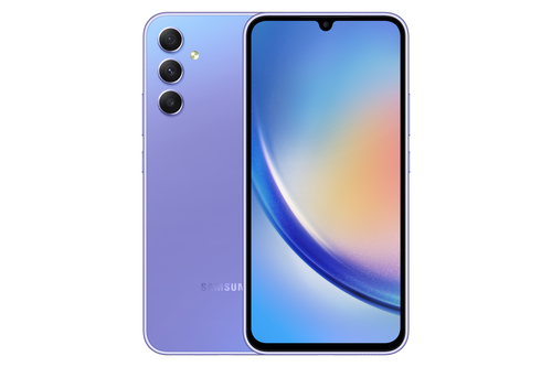 Samsung Galaxy A34 5G SM-A346B/DSN 16,8 cm (6.6") Гибридный слот для двух SIM-карт Android 13 USB Type-C 6 GB 128 GB 5000 mAh Фиолетовый