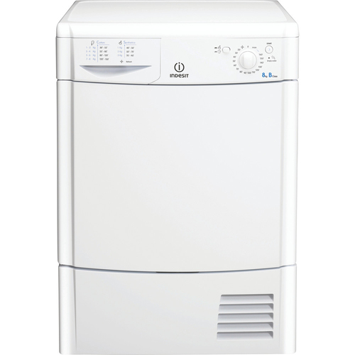 Indesit IDC 8T3 B сушилка для белья Отдельно стоящий Фронтальная загрузка 8 kg Белый