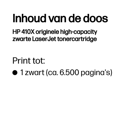 HP Toner 410x (CF410X) – Foto 3 van 3