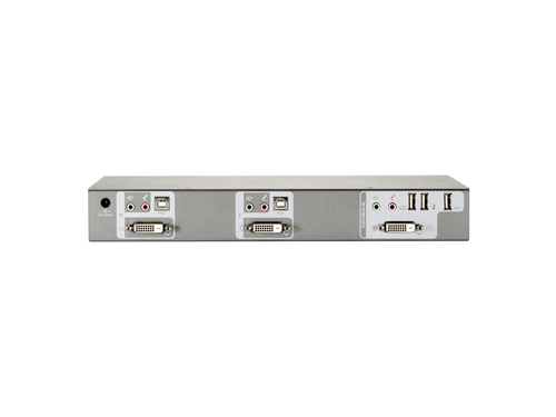 LevelOne 2-Port USB DVI KVM Switch with Audio & USB Hub – image 2