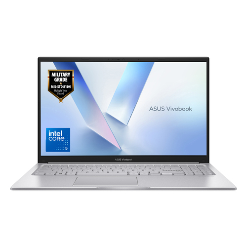 ASUS Vivobook 15 X1504MA-BQ014W Intel Core 5 320 Ноутбук 39,6 cm (15.6") Full HD 8 GB DDR5-SDRAM 512 GB Твердотельный накопитель (SSD) Wi-Fi 6 (802.11ax) Серебристый