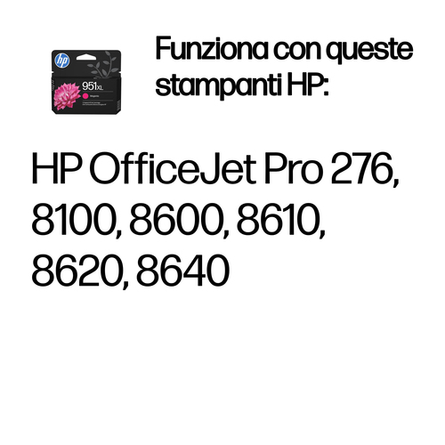 HP 951XL – Cartuccia magenta originale