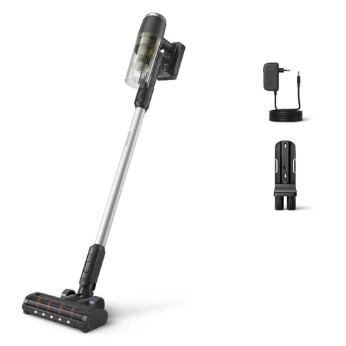 Philips 3000 series XC3033/01R1 stick vacuum/electric broom Battery Dry Cyclonic Bagless Black, Green – image 1