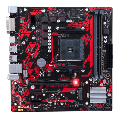 ASUS B450M-DRAGON motherboard AMD B450 Socket AM4 micro ATX