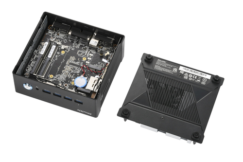 Shuttle Nano PC NT10H5, Intel Core Ultra 5 125H, Intel Arc graphics, 2xHDMI, 2xUSB 4.0 (DP), 2x2.5Gb, afbeelding 6