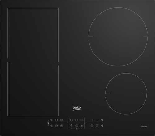 Beko HII64200FMT Черный Встроенный 60 cm Плита с зонами индукции 4 зона(ы)