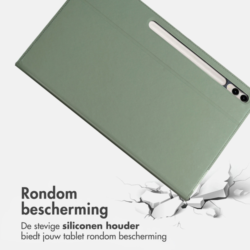 Accezz Classic Tablet Case Samsung Galaxy Tab S10 Plus / Tab S9 Plus / Tab S9 Plus FE - Groen, afbeelding 5