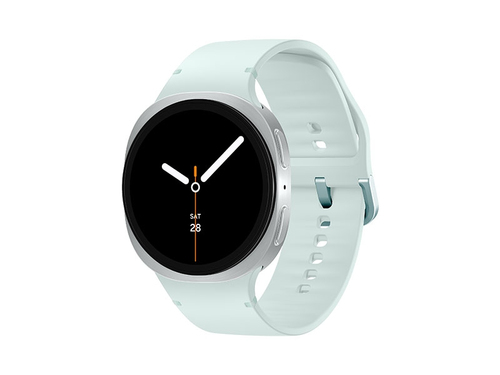 Samsung Galaxy Watch 8, Bluetooth, 44mm, Sport Band, White, S/M + Sport Band, Mint, M/L