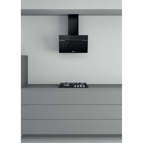 Whirlpool WHVP 62F LT SK Afzuigkap vlakscherm Zwart, afbeelding 2