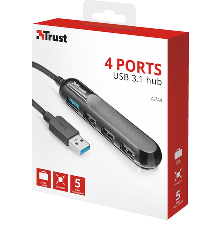 Trust Aiva USB 3.2 Gen 1 (3.1 Gen 1) Type-A 5000 Mbit/s Black – image 6