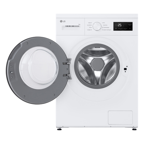 LG A10 Series Steam™ F4A10S8NWK 8kg Washing Machine with 1400 rpm - White - A Rated, White - image 2