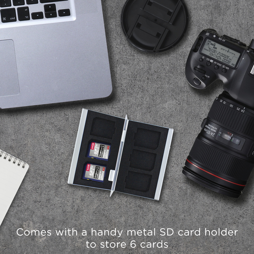 Integral 64GB SDXC UHS-1 U3 CL10 V30 UP TO R-100 W-50 MBS WITH METAL CARD CASE TWIN PACK – image 6