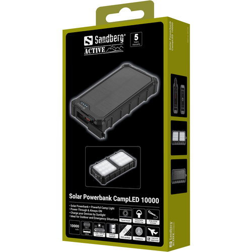 Sandberg Solar Powerbank CampLED 10000 – image 8