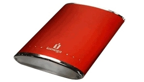 Iomega eGo Cherry Red Portable Hard Drive