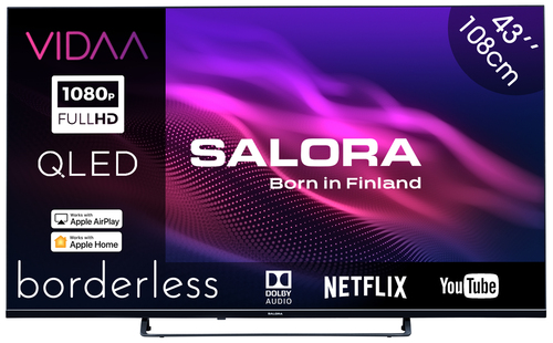 Salora QLED43FV1 TV – image 1