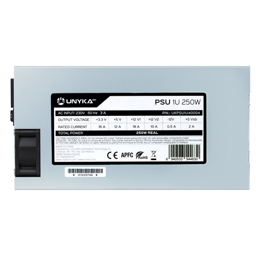 Unyka Fuente Alimentación 250W FLEX 1U estándar