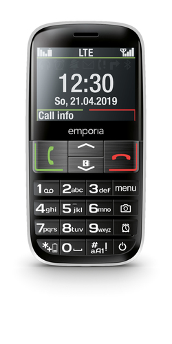 Emporia ACTIVE 5.87 cm (2.31") 96 g Black Senior phone